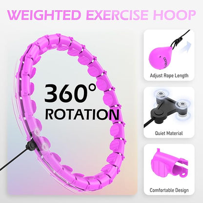 Weighted Hula Circle with 24 Links for Adults