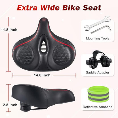 Zacro Bike Seat Comfort for Women Men