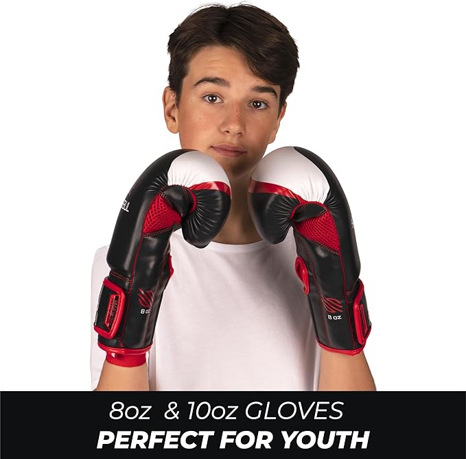 Sanabul Essential Gel Boxing Gloves for Men & Women, Kickboxing MMA, Muay Thai Gloves and Heavy Bag Training Punching & Sparring