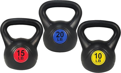 Sporzon! Wide Grip Kettlebell Exercise Fitness Weight Set
