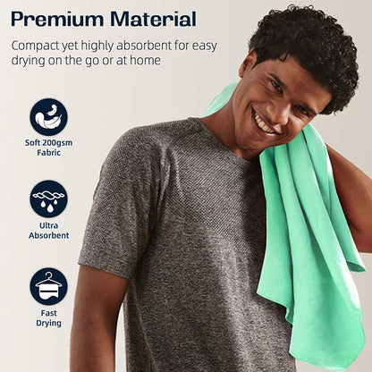 BAGAIL Camping Towel with EVA Case