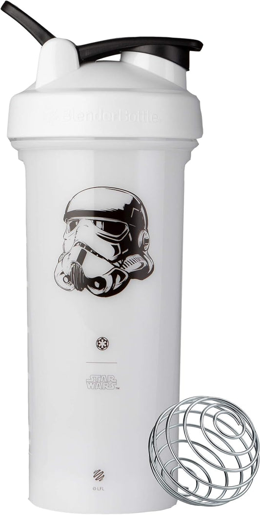 BlenderBottle Star Wars Shaker Bottle Pro Series Perfect for Protein Shakes and Pre Workout, 28-Ounce, Stormtrooper(Pack of 1)