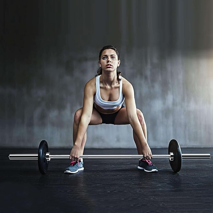 Olympic Barbell EZ Bar Curl Bar 4ft/5ft/7ft 2 Inch (300lb/330lb/400lb/700lb/1000lb/1500lb)