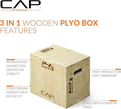CAP Barbell 3-in-1 Plyometric Box