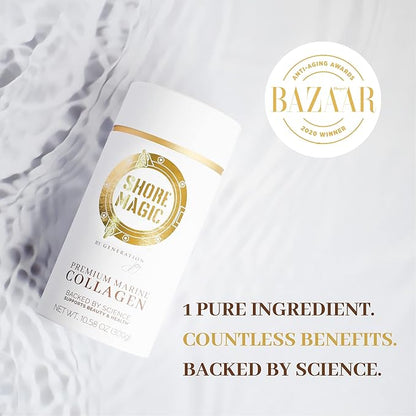 Premium Marine Collagen Powder with Type I II III and IV Hydrolyzed Peptides for Women Men Sustainably Sourced Wild Fish Unflavored Certified Halal Kosher - 4 Month Supply (Price 3 Months)