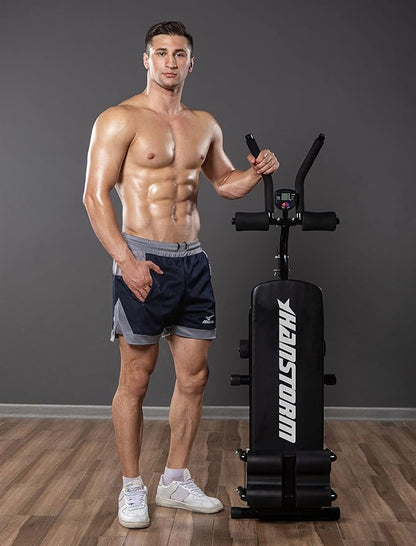 HANSTORM Adjustable Folding Sit Up Bench Workout