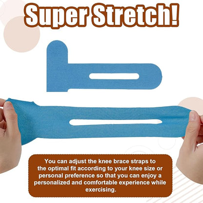 20 Pcs Precut Athletic Tape, Kinesiology Tape for Knees, Waterproof Kinetic Tape for Knee, Breathable Knee Tape for Knee Pain Relief Pre Cut,Sports Tape Athletic Kinesiology,Elastic Turf Tape Football