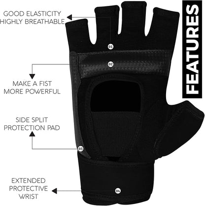 MMA Gloves Karate Mitts Punch Bag Boxing Gloves Martial Arts Combat Taekwondo Kickboxing Mitts Fighting Grappling Training for Womens Mens Adults