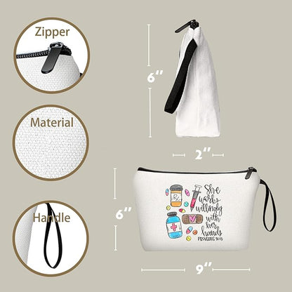 Pharmacist Gifts for Women,Gifts for Pharmacists,Technician Gifts,Funny Gifts,Unique Gifts for Women Female Friend,Thank You Gifts,Travel Cosmetic Pouch,Christmas for Doctor Nurse