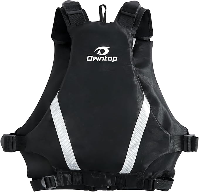 Owntop Swim Vest for Adults | Unrestricted Arm Movement | Extra-Large Pockets | Super-Thin | Kayak, Boating, Fishing