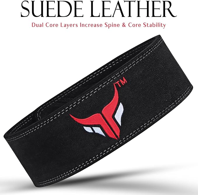 Mytra Fusion Weight Lifting Belt for Men and 10MM Thick 4" wide 100% Genuine