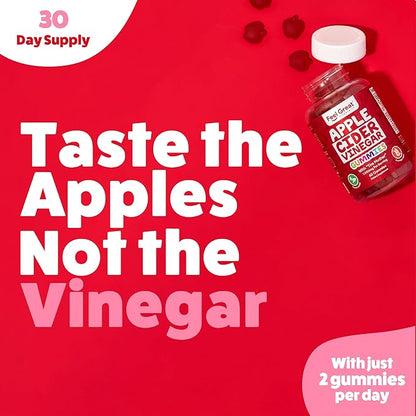 Feel Great Vitamin Co. Apple Cider Vinegar Gummies | Contains The Mother | Natural Antioxidant Digestive Support Healthy Nutrient Absorption