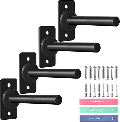 Weight Plate Holder, Wall Mounted Weight Rack Storage for Olympic Weight Plate,Home Gym Organizer