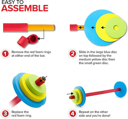 Modern Innovations Kids Barbell Weight Set