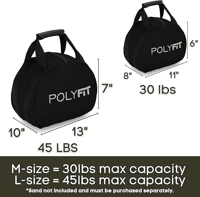Kettlebell Sandbag for Fitness - Adjustable Kettlebell Workout 30lb/45lb