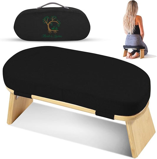 Monk & Llama Meditation Bench - Foldable