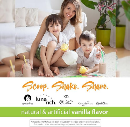 RELIV – Now for Kids – Nutritional Shake That Gives Kids Lasting Energy. Includes Essential Vitamins and Minerals with a Blend of Carbohydrates and Protein. 15 Servings – Vanilla