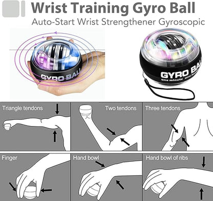 Grip Strength Trainer Kit with Finger Exerciser