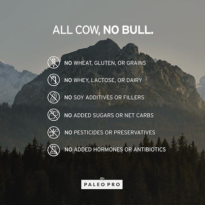 PaleoPro Protein Powder Grass-Fed, Pastured, Cage-Free Protein | Gluten Free, Dairy Free. No Sugar, Soy, Grains or Net Carbs | Paleo & Keto Friendly - 15 Servings (1 lb, Aztec Vanilla)