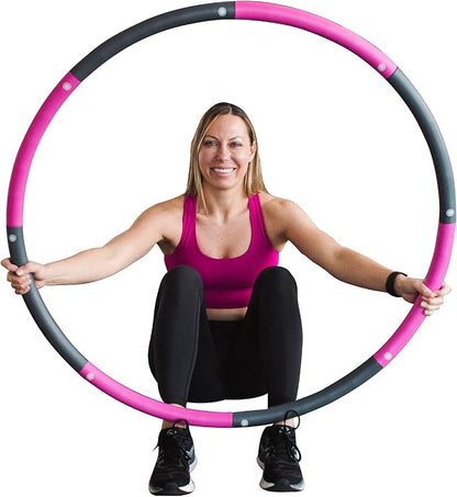 Weighted Hula Hoop for Adults - Fat Burning (3 pounds)