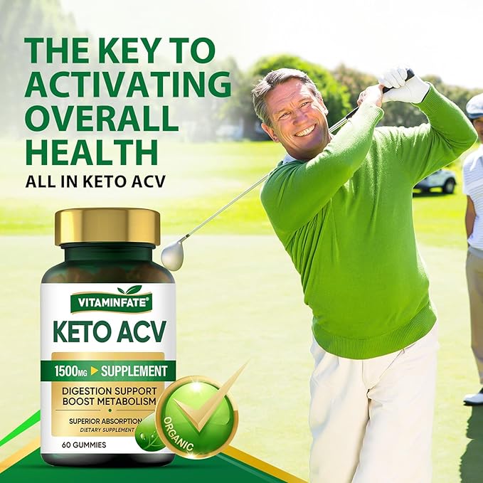 Keto ACV Gummies Advanced 1500 mg- 120 Gummies Keto Apple Cider Vinegar Gummies Supports Metabolism, Energy & Immune Support Balance for Men & Women