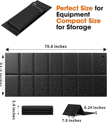 Treadmill Walking Pad Mat for Carpet Floors 71x32 1/4â€œThick Treadmill