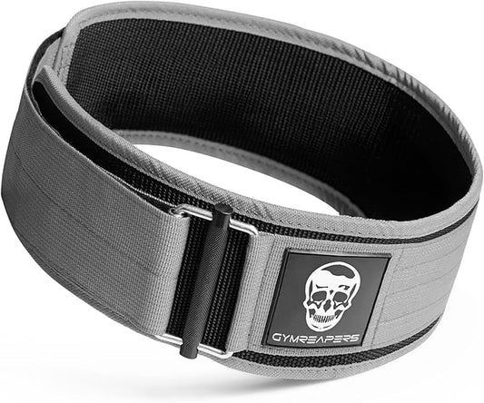 Gymreapers Quick Locking Weightlifting Belt for Bodybuilding 4 Inch