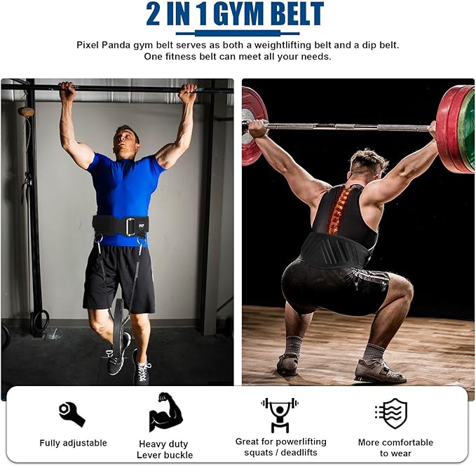 【Design Patents】Weight lifting belt 2-in-1 Weightlifting & Dip