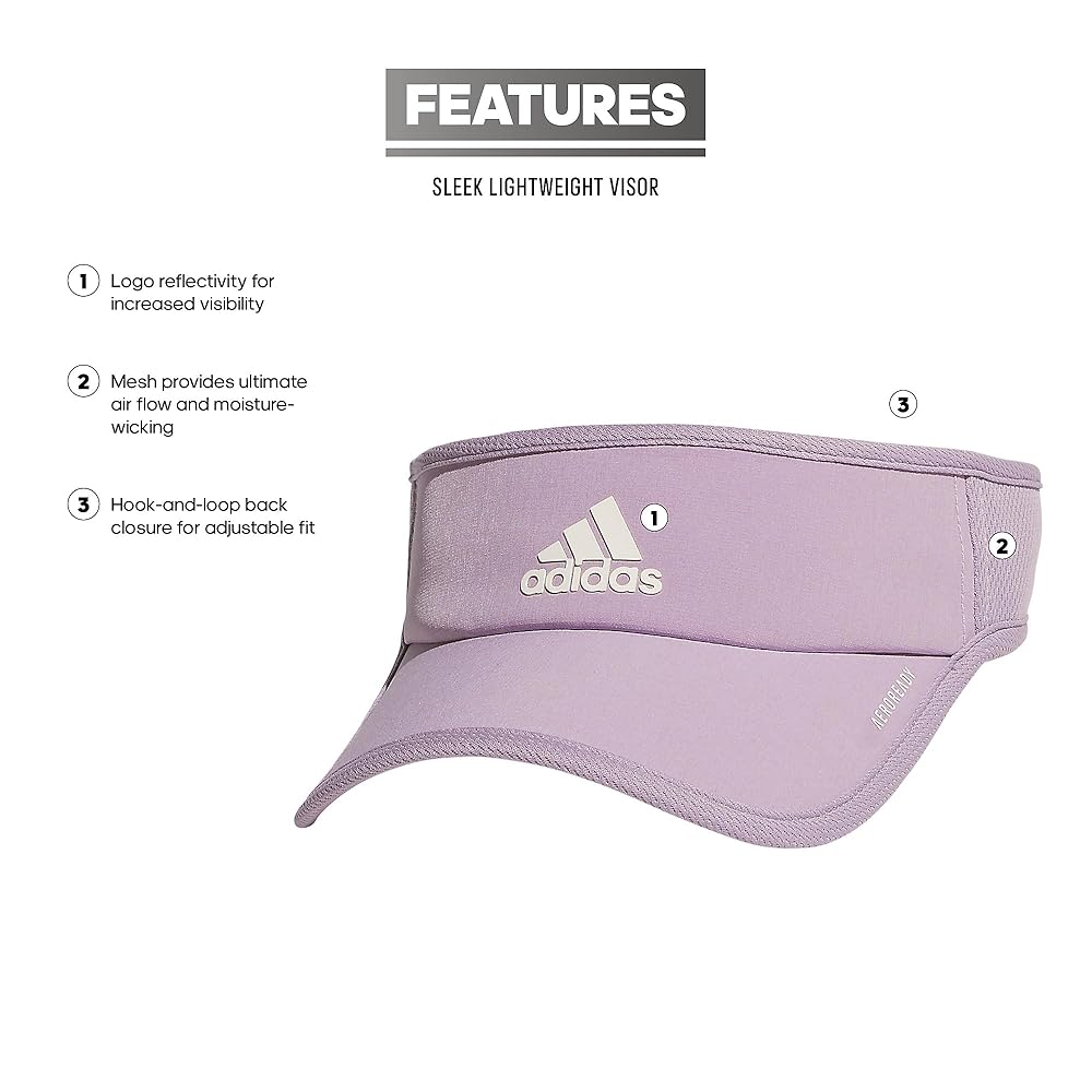 adidas Superlite, Sun Visor Hat for Women, Sport Performance, Outdoor Activities