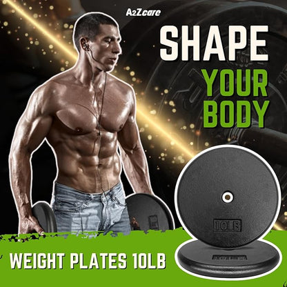 A2ZCARE 1 inch Weight Plates Set 1.25 lbs 20 lbs, 1 inch, 1 inch
