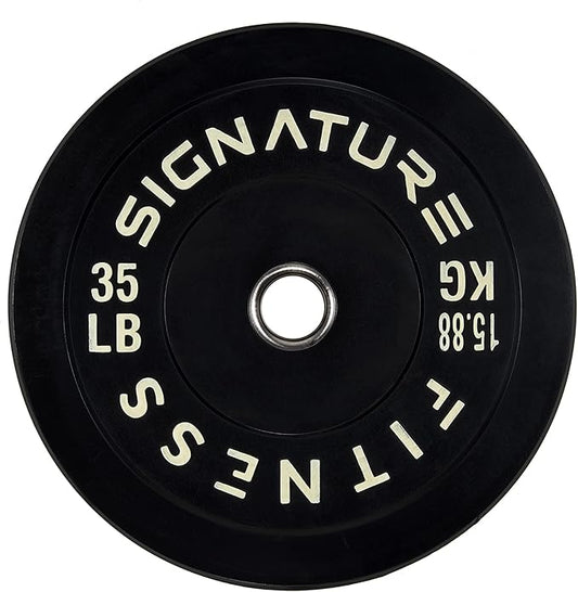 Signature Fitness 2" Olympic Bumper Plate Weight Plates