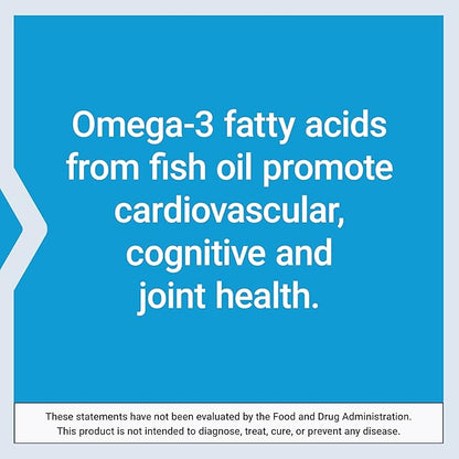 Life Extension Mega EPA/DHA, Omega-3 Fatty acids, Heart & Brain Health, Inflammation Health Support, Non-GMO, Gluten-Free, 120 softgels