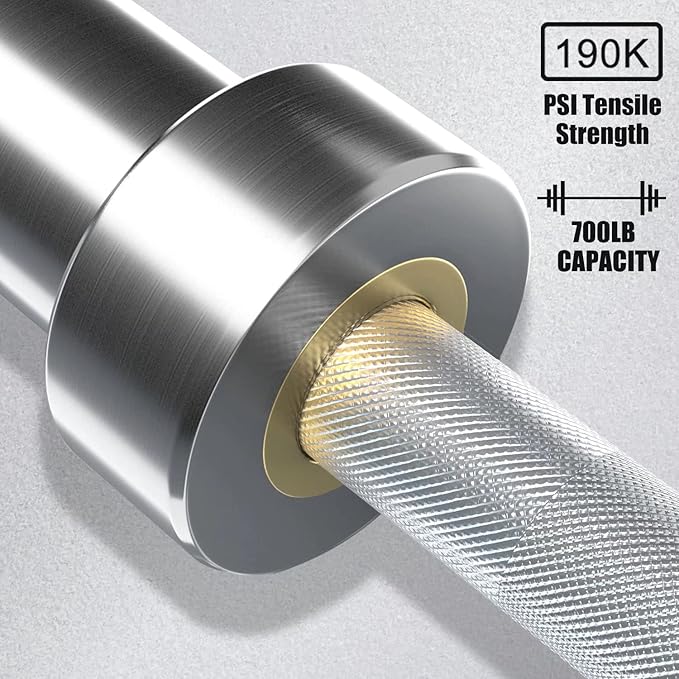 Elevens Olympic Barbell Barbells for Home Gym Fitness Weightlifting