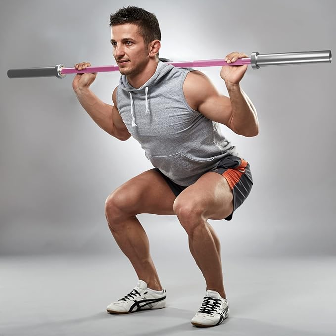 POWER GUIDANCE Chrome Olympic Barbell Bar 2 Inch 4ft/5ft/6ft