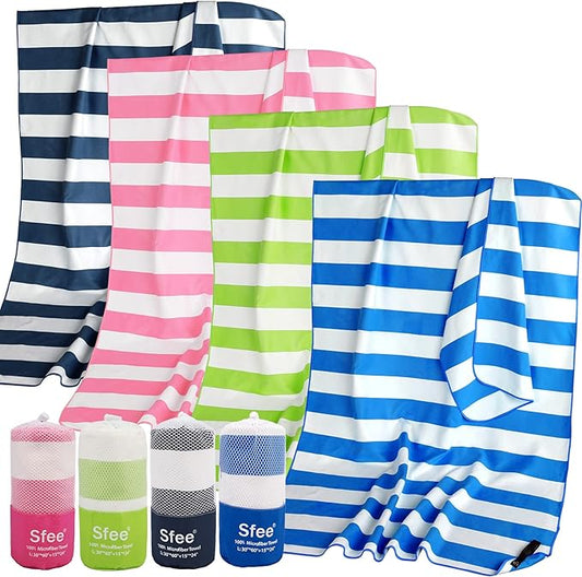 Sfee 2 in 1 Microfiber Travel Towel 32''x16'')