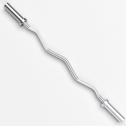 NW Curl Bar 4 Feet Super Curl Barbell 330lb Capacity 2 Inch