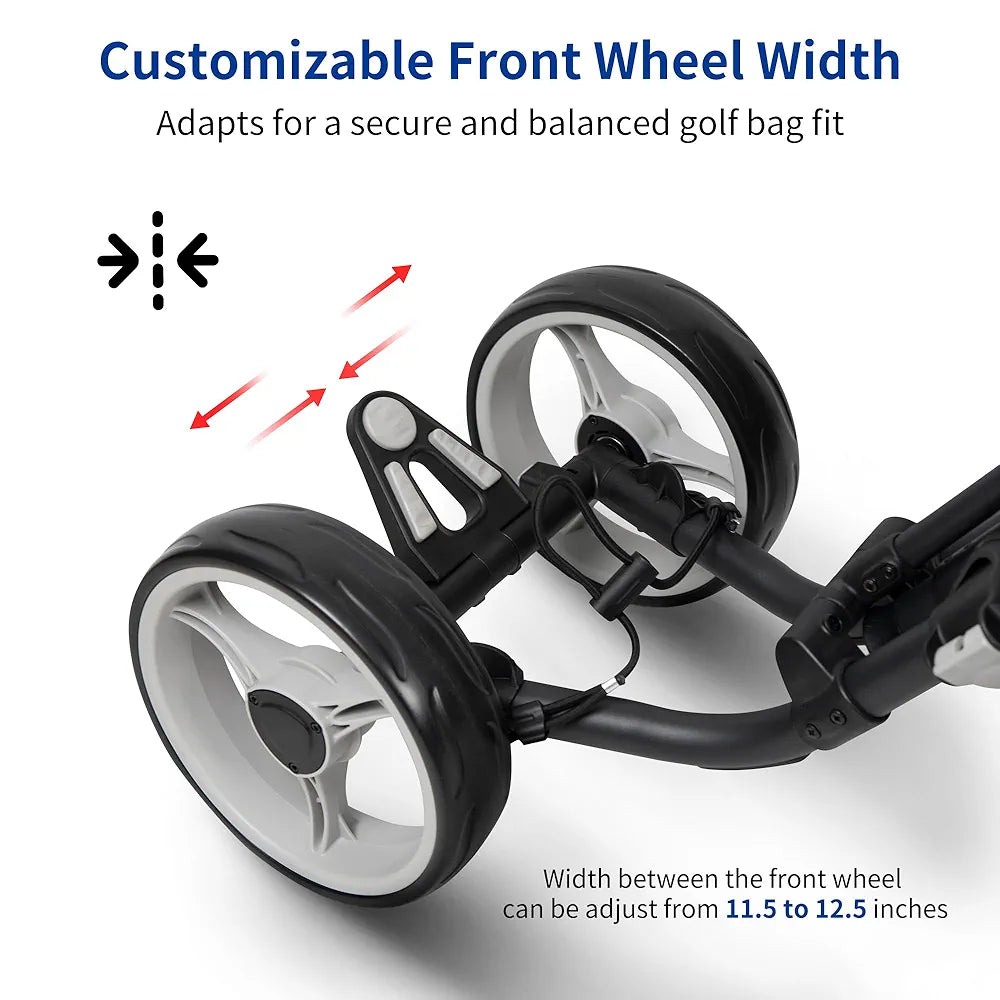 CaddyTek Explorer V8 - SuperLite 4 Wheel Golf Push Cart, Explorer Version 8
