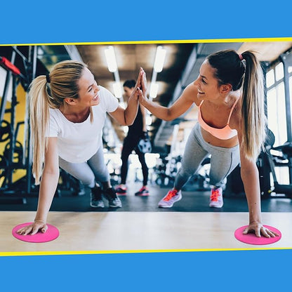 Jenaai 24 Pcs (12 Pairs) Core Sliders Exercise