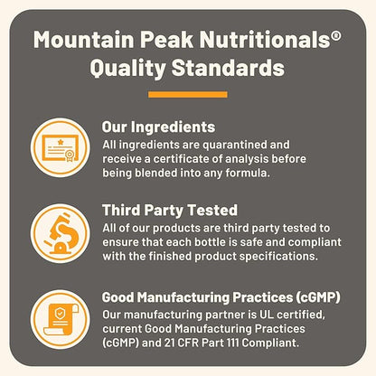 Mountain Peak Nutritionals Cholesterol Support - Helps Support Healthy Cholesterol Levels - Artichoke Extract - Hypoallergenic Dietary Supplement (90 Vegetarian Capsules)