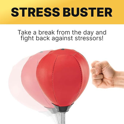 Fairly Odd Novelties Desktop Punching Bag Stress Relief Boxing Novelty Gag White Elephant Gift.