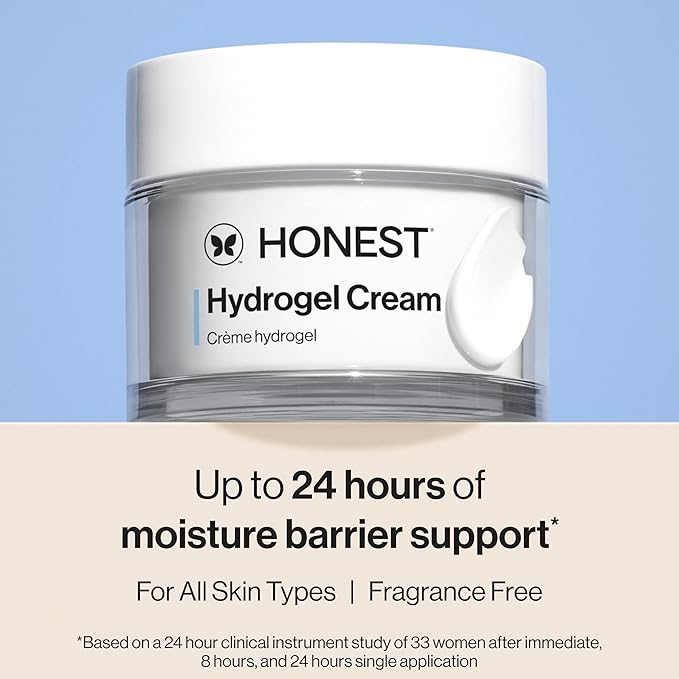 Honest Beauty Everyday Moisturizing Trio | Gentle Gel Cleanser, Green Juice Antioxidant Serum, Hydrogel Cream | 3-Step Routine | Vegan + Gentle for Sensitive Skin
