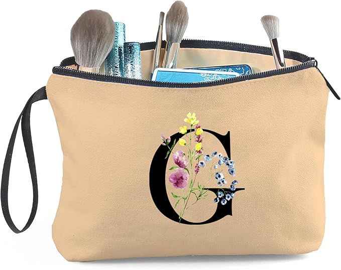 SEAMOON Maid of Honor Friendship Birthday Gifts for Women Her Aunt Sister Bridesmaid Coworkers Bride Personalized Makeup Cosmetic bag with Mirror Mothers Day Christmas Graduation G
