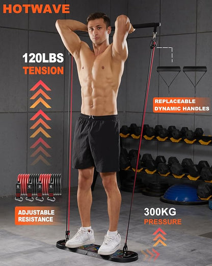 HOTWAVE Push Up Board Fitness 20 in 1 Push