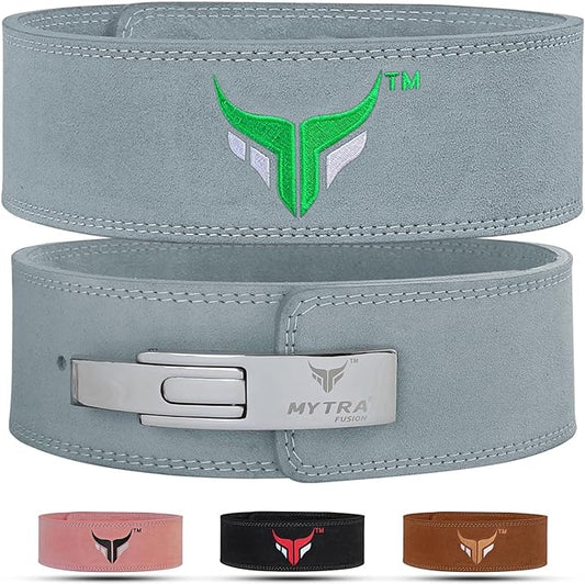 Mytra Fusion Weight Lifting Belt for Men and 10MM Thick 4" wide 100% Genuine