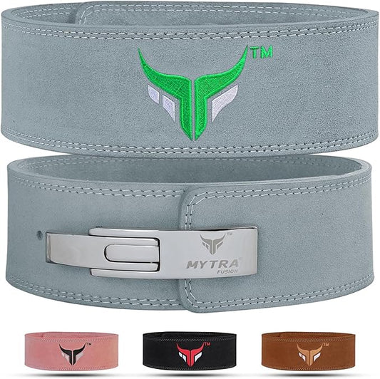 Mytra Fusion Weight Lifting Belt for Men and 10MM Thick 4" wide 100% Genuine