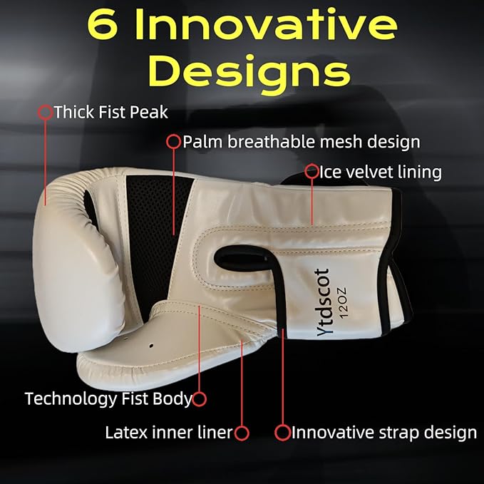 Pro Style Boxing Gloves, Heavy Bag Workout Boxing Gloves, Sparring Training Fighting Gloves for Boxing Kickboxing Punching Bag Muay Thai MMA