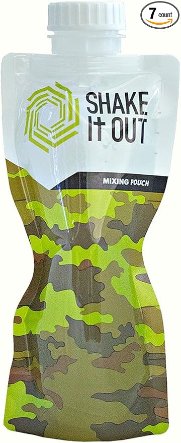 Collapsible Shaker Bottle for Protein Shakes, Supplements - 12 Ounce Reusable, Recyclable, Travel Bottle