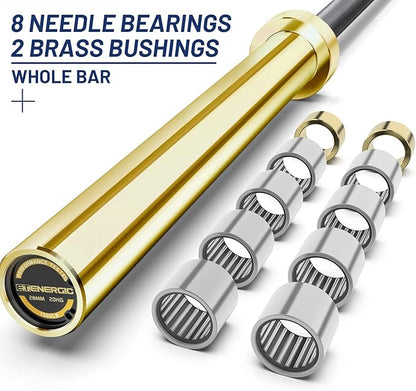 7ft Olympic Barbell Bar 45LB Load 1500-lbs Capacity Available 2" Olympic