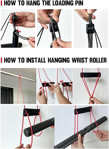 GD Wrist Roller V.W Forearm Blaster Trainer Arm