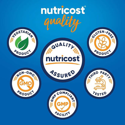 Nutricost L-Arginine (250 Grams) - Pure L-Arginine Powder - 5000mg Per Serving; 50 Servings